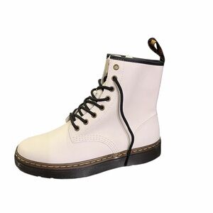 White Dr. Martens Zavala Lace-Up Boots | New | Women’s 8 / Men’s 7